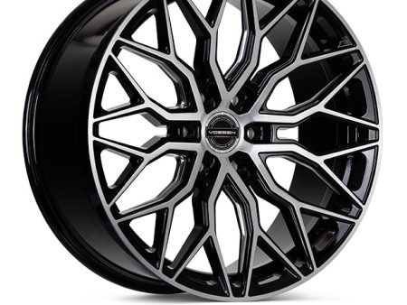 Vossen HF6-3 Wheels (20x9.5   6x135   +15 Offset  Deep Face   87.1) Black or Silver Polished Finish Hot on Sale