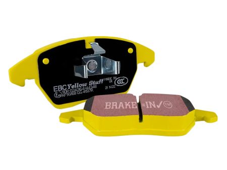 EBC Yellowstuff Brake Pads Chevy Silverado 1500 4.3L V6 (08-13) [Rear: Drum] Fast Street Performance - Front Fashion