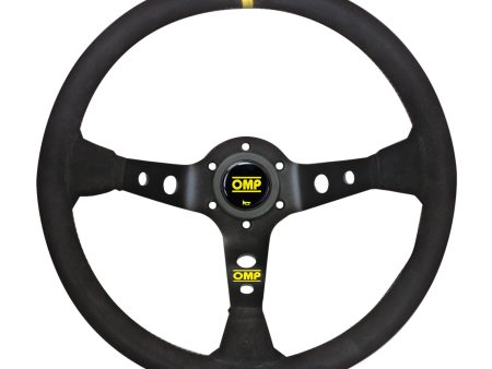 OMP Corsica Steering Wheel [330 mm - Suede Leather] Black on Sale