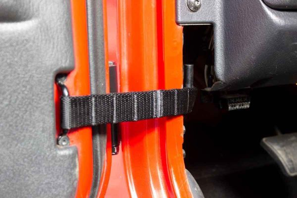 Kentrol Door Restraint Strap Jeep Wrangler CJ YJ TJ   Rubicon Unlimited (1976-2006) Black Online now