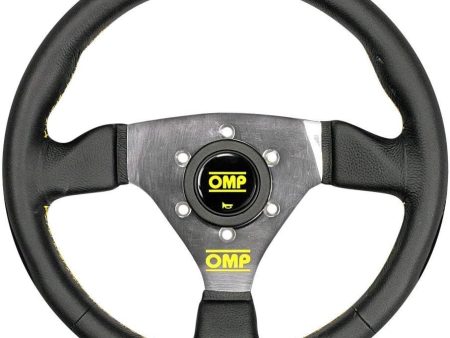 OMP Trecento Liscio Steering Wheel [300mm] Black For Cheap