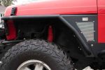 Fishbone Offroad Tube Fenders Jeep Wrangler TJ (97-06) [Front w  Hex-Mesh Panels] Black Textured on Sale