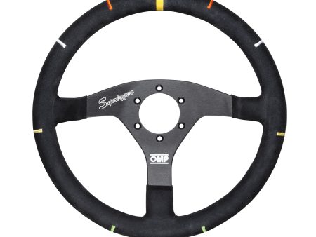 OMP Recce 350mm Racing Steering Wheel - Black Fashion