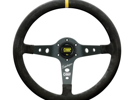 OMP Corsica Superleggero Racing Steering Wheel [350 mm - Suede Leather] Black For Sale