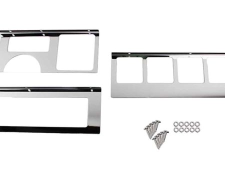 Kentrol Dash Overlay Jeep Wrangler YJ (1987-1995) Set - Polished Fashion