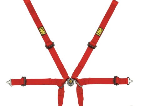 OMP Tecnica 2  Formula Pull Up Racing Harness [FIA 8853-2016] Black or Red Online Hot Sale