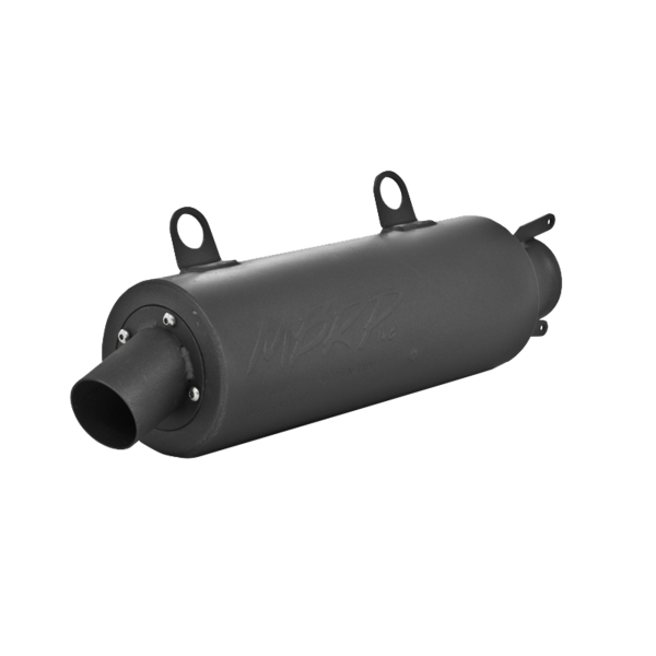 MBRP ATV Slip-on Combo Exhaust Polaris Scrambler 500 2X4 (01-06) 500 4x4 (00-11) [Sport Muffler] Black Online Sale