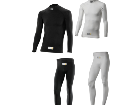 OMP Tecnica EVO Top   Pants Fireproof Underwear [FIA 8856-2018] Black or White Online Hot Sale